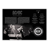 Royal Mail AC/DC Back in Black stamps and medal cover, UK version