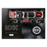 Royal Mail AC/DC Back in Black stamps and medal cover, UK version