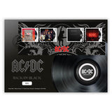 Royal Mail AC/DC Back in Black stamps and medal cover, UK version