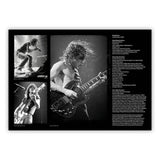 Royal Mail AC/DC Back in Black stamps and medal cover, UK version
