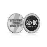Royal Mail AC/DC Back in Black stamps and medal cover, UK version