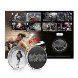 Royal Mail AC/DC stamps and medal cover limited edition - British product