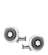 Harrods Montblanc Stainless Steel and Mother-of-Pearl Star Cufflinks- Buy online at McGrocer