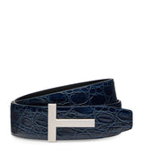 Harrods TOM FORD Leather Reversible T Icon Belt- Buy online at McGrocer