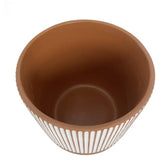 Habitat hand painted terracotta large planter 14.4cm (British brand)