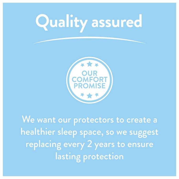 Slumberdown Cotton Comfort mattress protector single, UK version