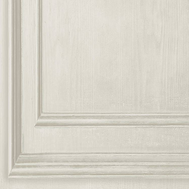 Fresco wood panel neutral wallpaper roll - British product