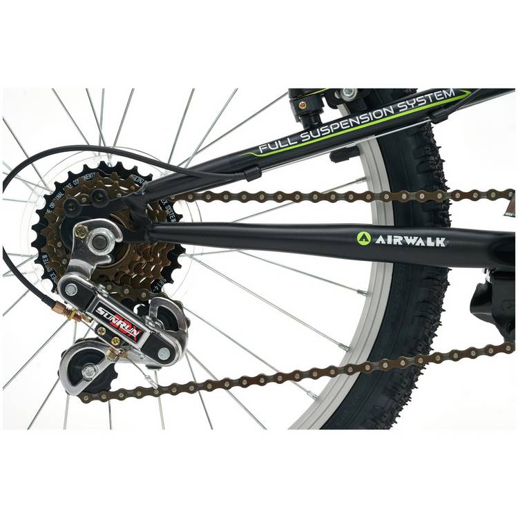 Airwalk kids mountain bike 20 inch yellow, UK version