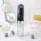 STYLPRO rechargeable HydroExfoliator handheld massager, UK version