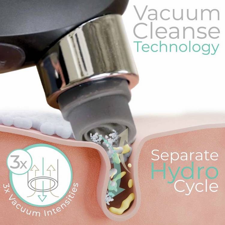 STYLPRO rechargeable HydroExfoliator handheld massager, UK version
