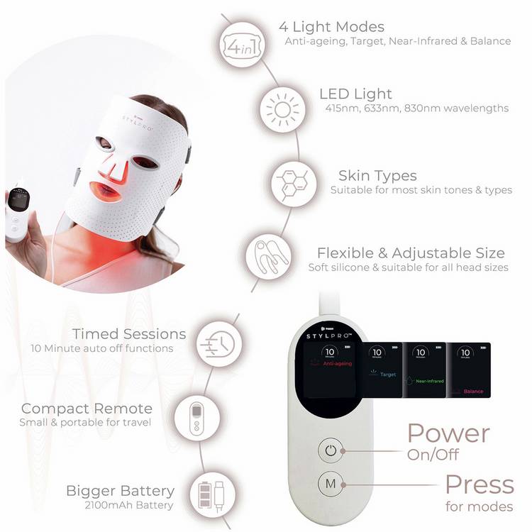 STYLPRO LED face mask - British product