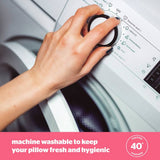 Silentnight hollowfibre pillow medium firm 74x48cm - British product