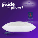 Slumberdown wool medium support pillow single 48x74cm, imported from the UK