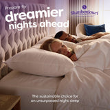 Slumberdown wool medium support pillow single 48x74cm, imported from the UK