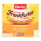 Herta Original Frankfurters 10 pack 350g, imported from the UK