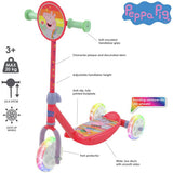 Peppa Pig Tri-Lite 3 Wheel scooter for toddlers, imported from the UK