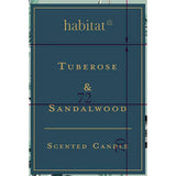 Habitat Tuberose and Sandalwood scented candle - British product