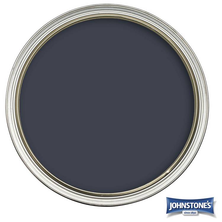 Johnstone's Feature Wall Matt paint Midnight Sapphire 2.5L (British brand)