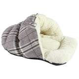 Dream Paws tweedy cat cave bed small size, UK version