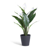 Habitat artificial white peace lily plant 51cm - British product