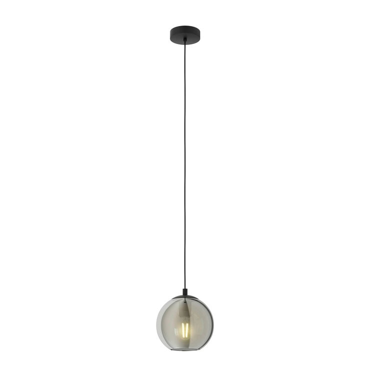 Eglo Ariscani pendant light smoked glass (British brand)