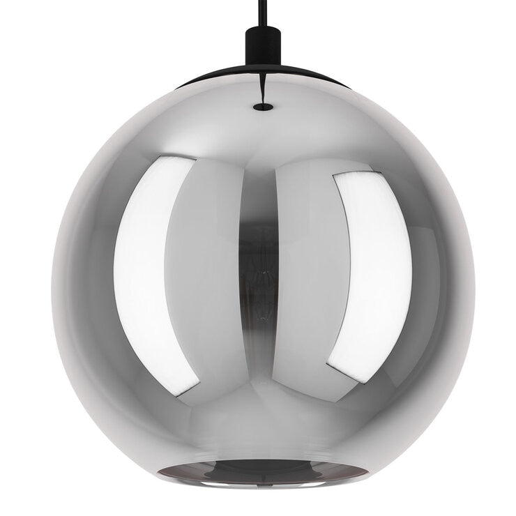 Eglo Ariscani pendant light smoked glass (British brand)
