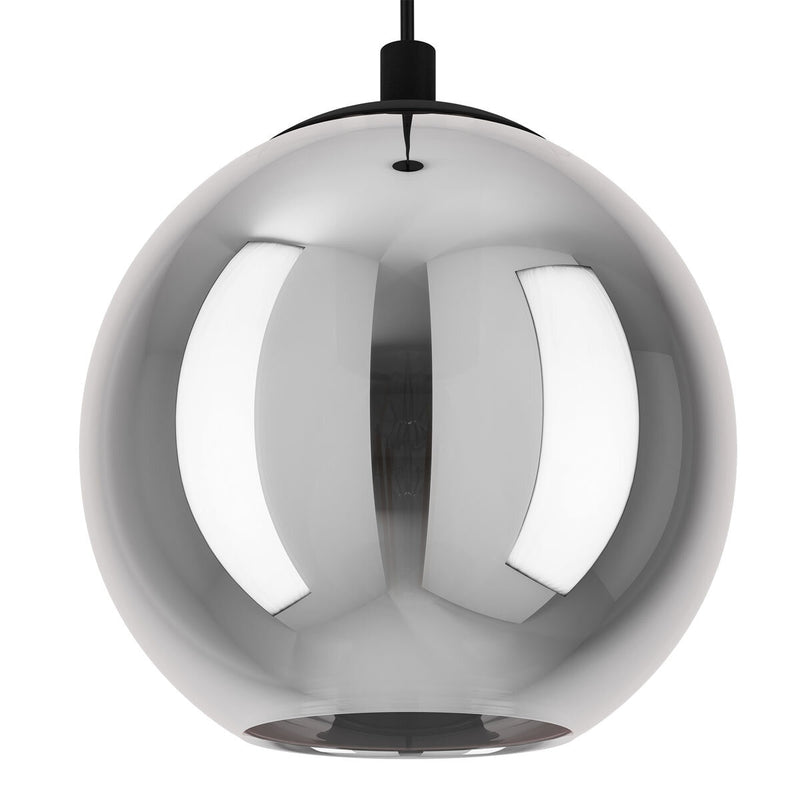 Eglo Ariscani pendant light smoked glass (British brand)
