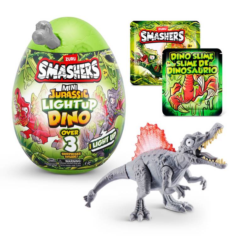 Zuru Smashers Jurassic light-up dino playset (British brand)