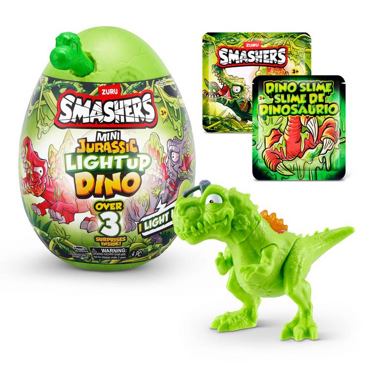 Zuru Smashers Jurassic light-up dino playset (British brand)