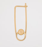 LOEWE gold-tone safety pin charm, imported from the UK