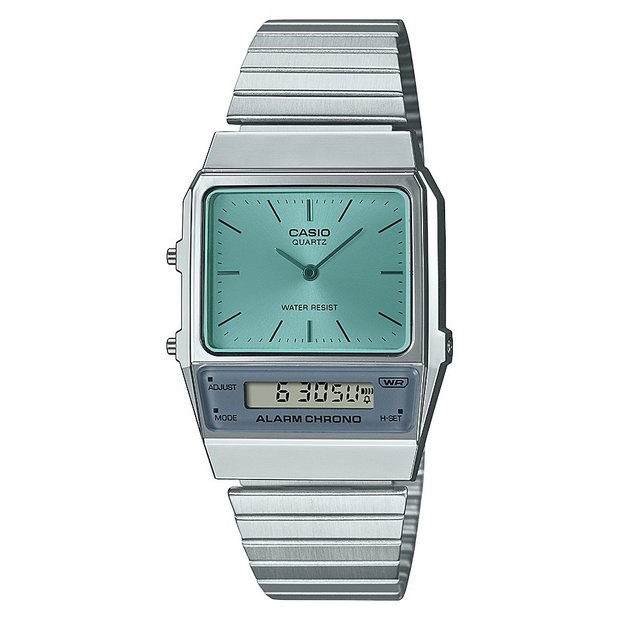 Casio vintage silver watch, imported from the UK