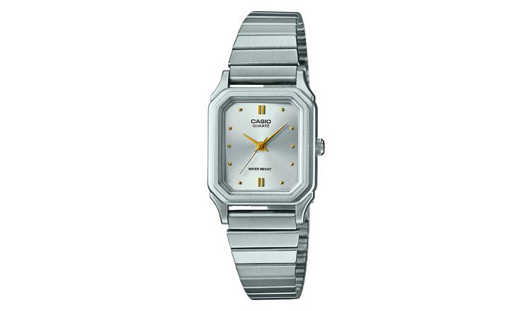 Casio silver stainless steel bracelet watch, imported from the UK