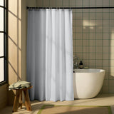 Argos Home anti-bacterial white botanical shower curtain 180x180cm, imported from the UK
