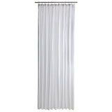 Argos Home anti-bacterial white botanical shower curtain 180x180cm, imported from the UK