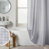 Argos Home grey shower curtain 180cm - British product