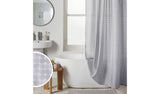 Argos Home grey shower curtain 180cm - British product