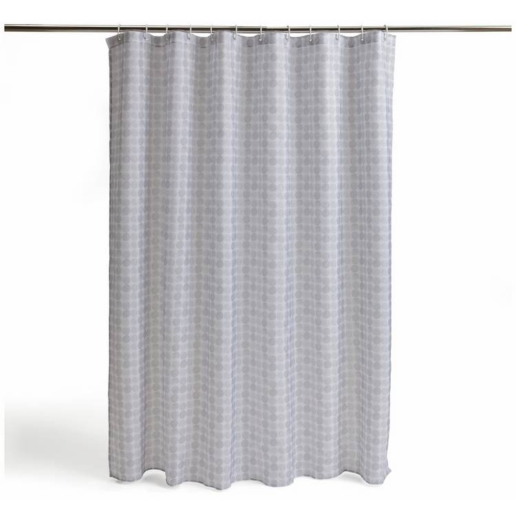 Argos Home grey shower curtain 180cm - British product