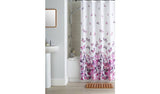 Argos Home pink butterfly shower curtain 180x180cm (British brand)