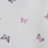 Argos Home pink butterfly shower curtain 180x180cm (British brand)