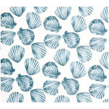Argos Home blue seashell shower curtain 180x180cm, UK version