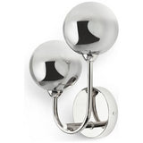 Argos Home Ombre Glass wall light nickel finish, UK version