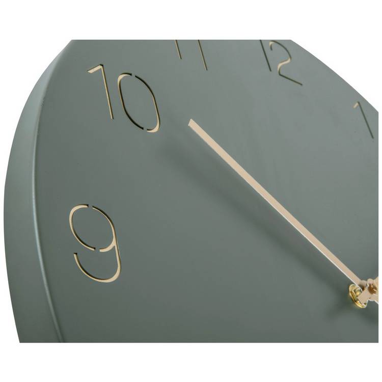 Karlsson Charm Wall Clock in Jungle Green 40cm - British product