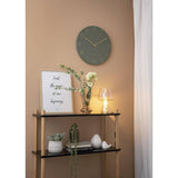 Karlsson Charm Wall Clock in Jungle Green 40cm - British product