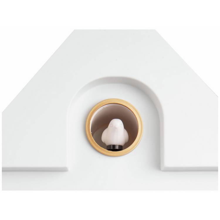 Karlsson modern cuckoo wall clock white 41cm - British product