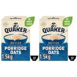 Costco UK Quaker Rolled Oats Cereal 2 x 1.5kg- Buy online at McGrocer