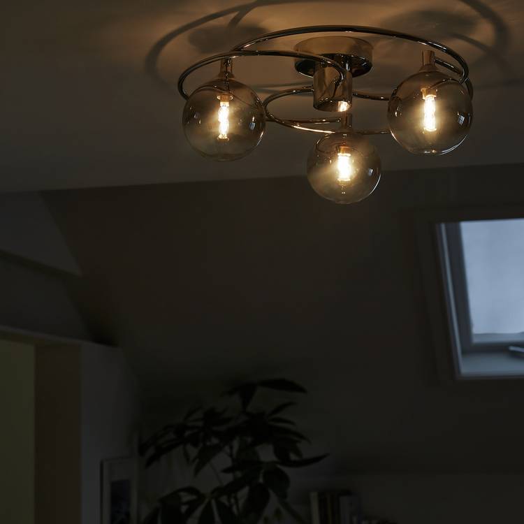 Argos Home Ombre Glass ceiling light 41cm - British product