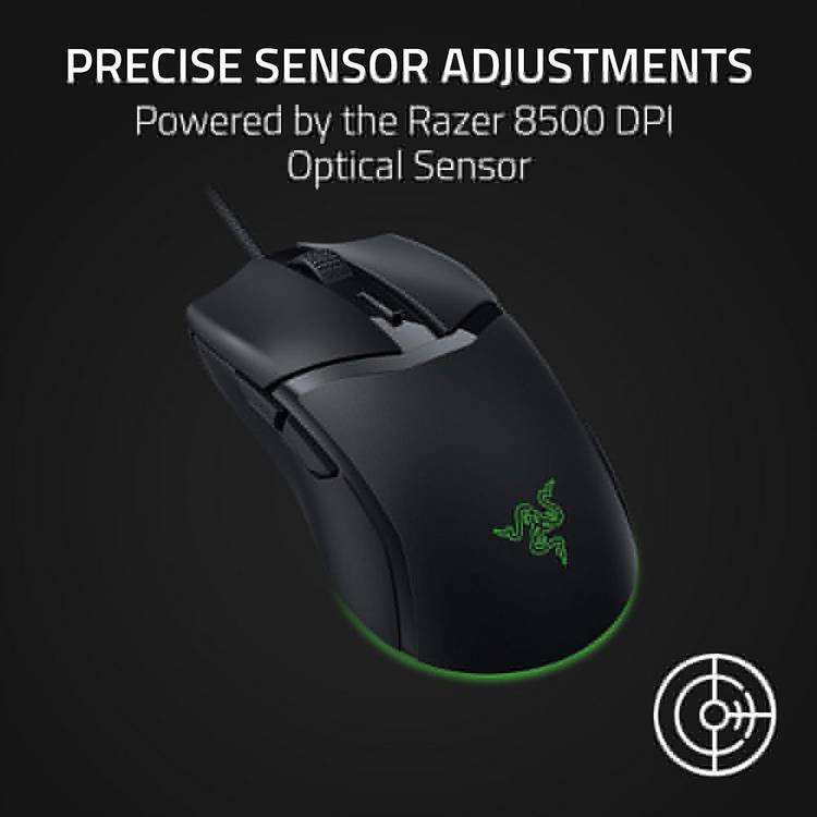 Razer Cobra wired gaming mouse black, imported from the UK