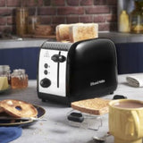 Russell Hobbs stainless steel toaster black 2 slice, imported from the UK