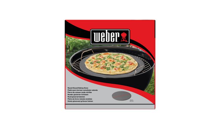 Weber BBQ pizza stone glazed cordierite - British brand