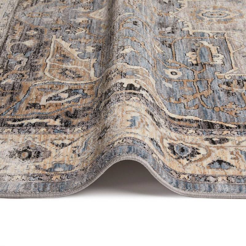 Concept Looms Legacy Blue Rug polyester velvet pile, UK version